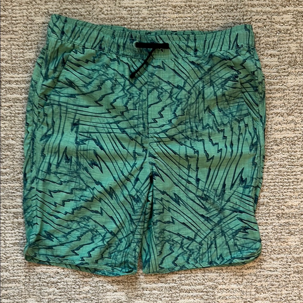 Zella boys patterned swim trunks